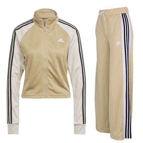 adidas jogginganzug damen beige meliert